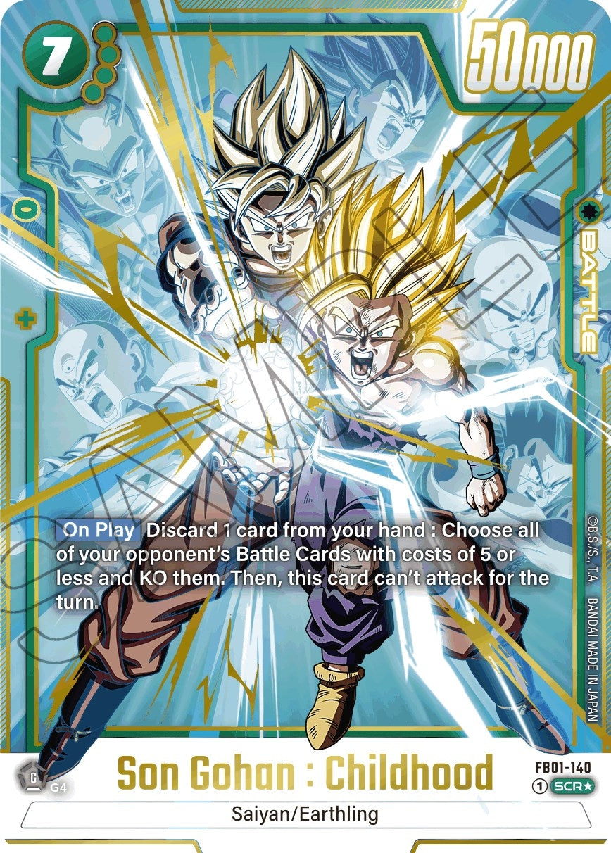 Son Gohan : Childhood - FB01-140 (Alternate Art) (FB01-140) (FB01)