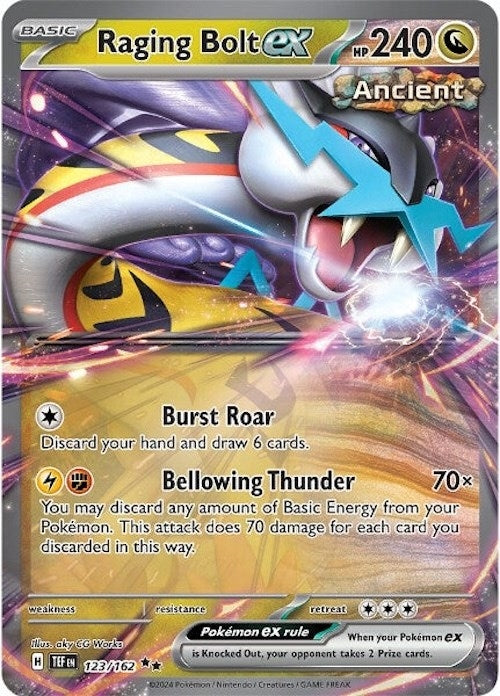 Raging Bolt ex (123/162) (TEF)