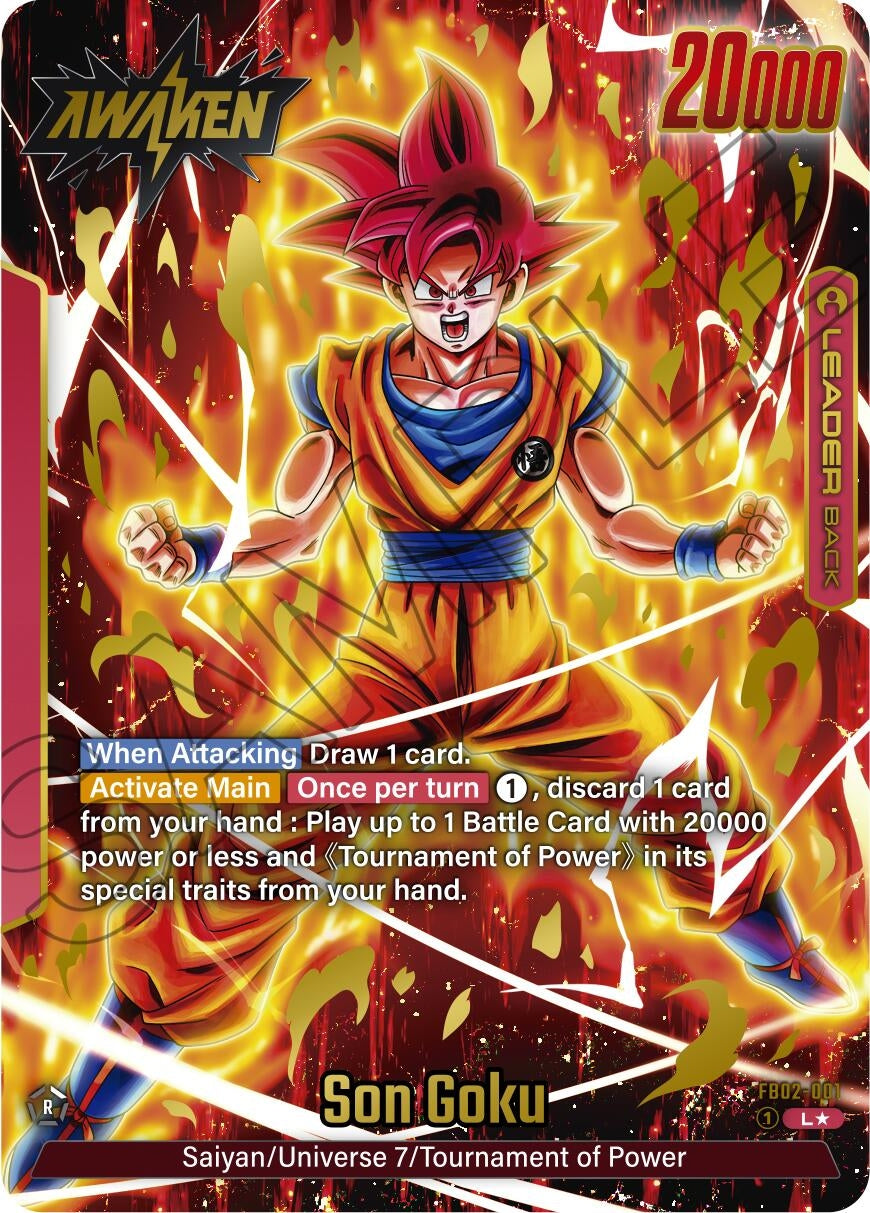 Son Goku - FB02-001 (Alternate Art) (FB02-001) (FB02)