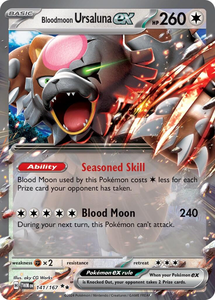 Bloodmoon Ursaluna ex (141/167) (TWM)