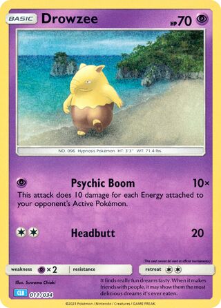 Drowzee 011/034 - NM