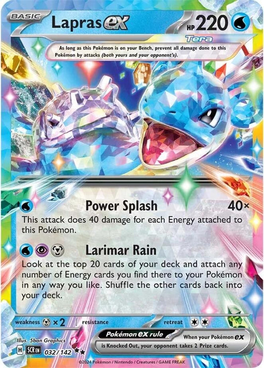 Lapras ex (032/142) (SCR)