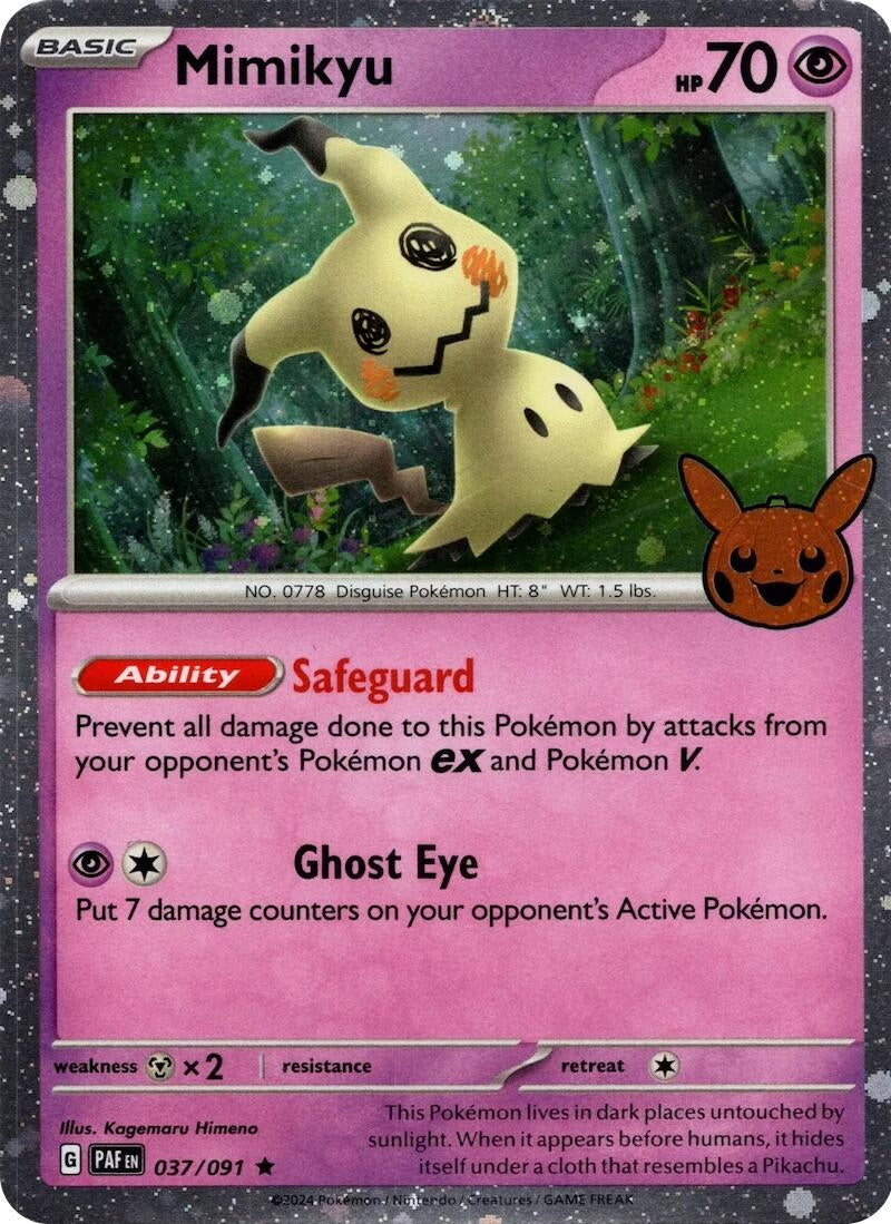 Mimikyu - 037/091 (Cosmos Holo) (037/091) (TTBB24)