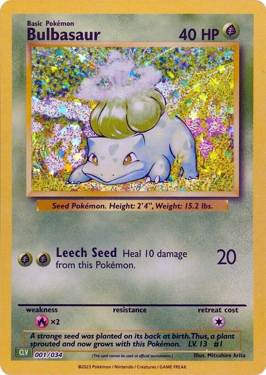 Bulbasaur 001/034 - NM