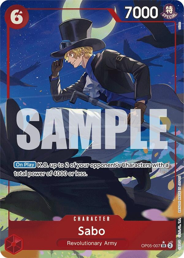 Sabo (OP05-007) (Alternate Art) (OP05-007) (PRB-01)