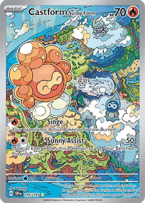 Castform Sunny Form (195/191) (SSP)