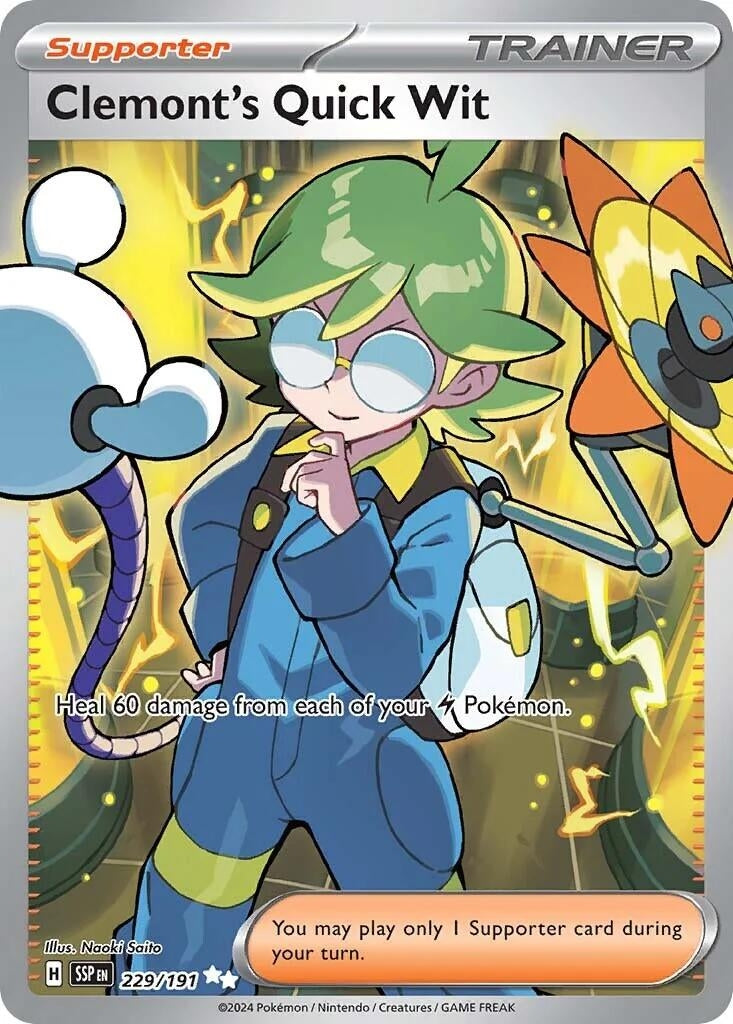 Clemont's Quick Wit (229/191) (SSP)