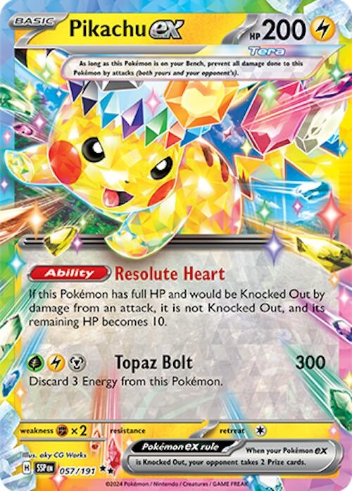 Pikachu ex (057/191) (SSP)