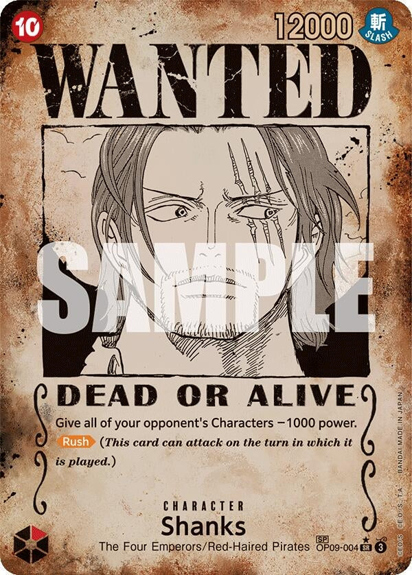 Shanks (004) (Wanted Poster) (OP09-004) (OP09)