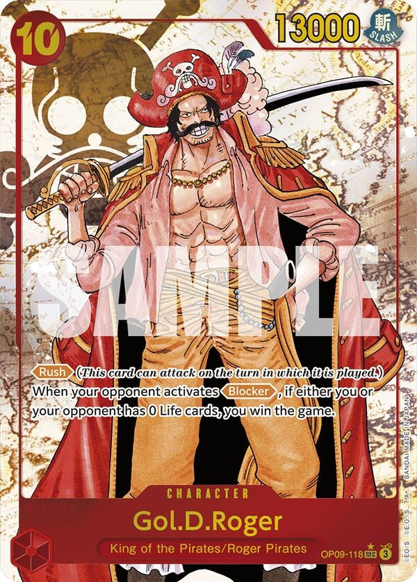 Gol.D.Roger (Alternate Art) (OP09-118) (OP09)