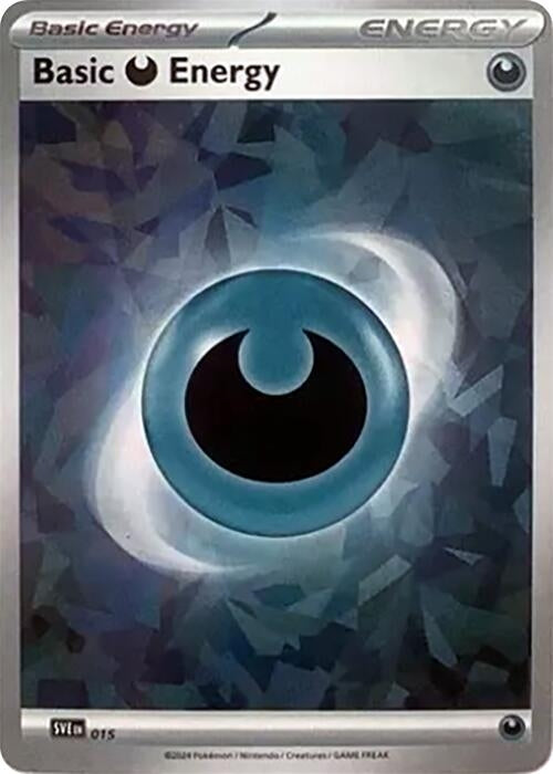 Basic Darkness Energy (Cracked Ice Holo) (015) (SVE)