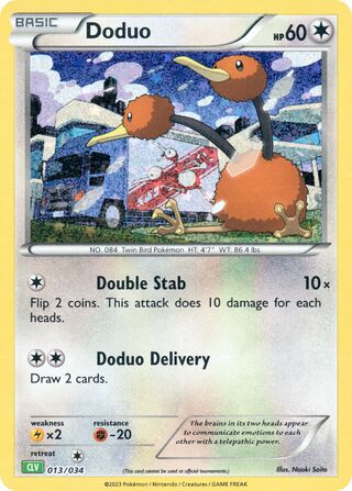 Doduo 013/034 - NM