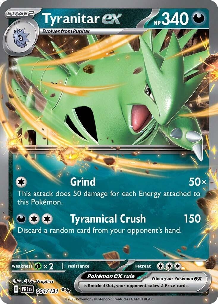 Tyranitar ex (064/131) (PRE)