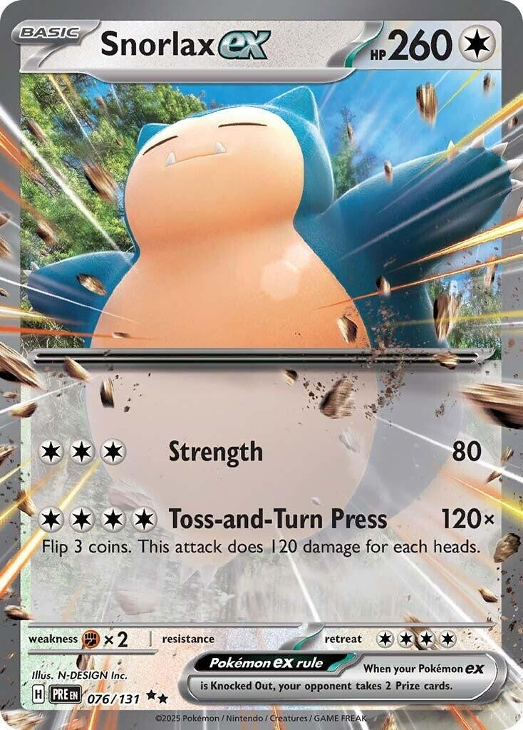 Snorlax ex (076/131) (PRE)