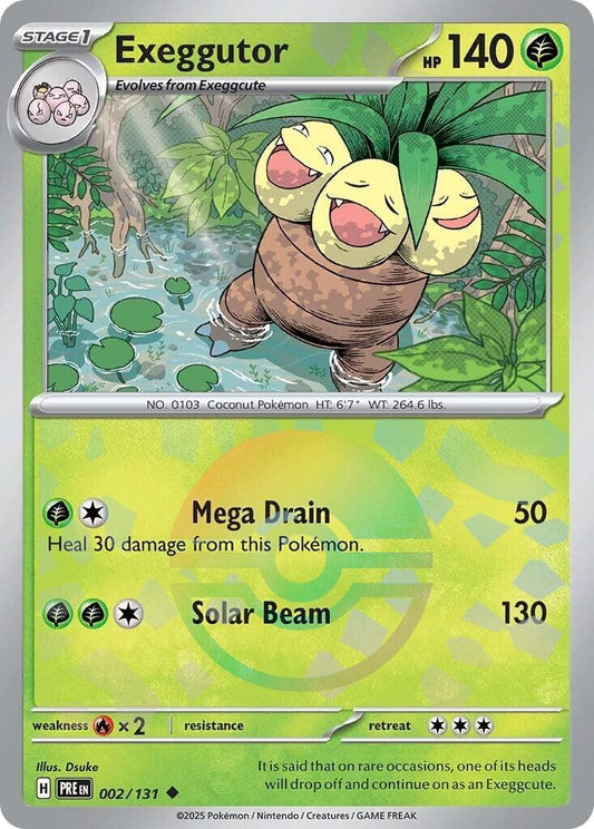 Exeggutor (Poke Ball Pattern) (002/131) (PRE)
