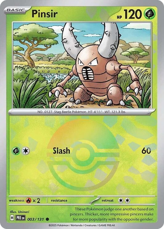 Pinsir (Poke Ball Pattern) (003/131) (PRE)
