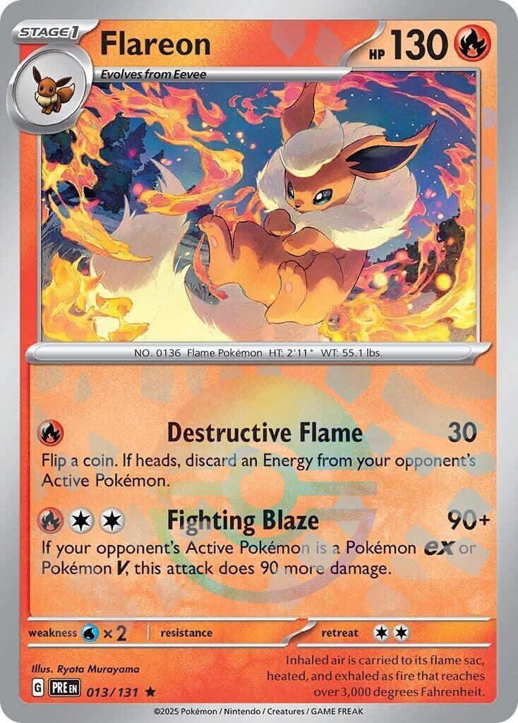 Flareon (Poke Ball Pattern) (013/131) (PRE)