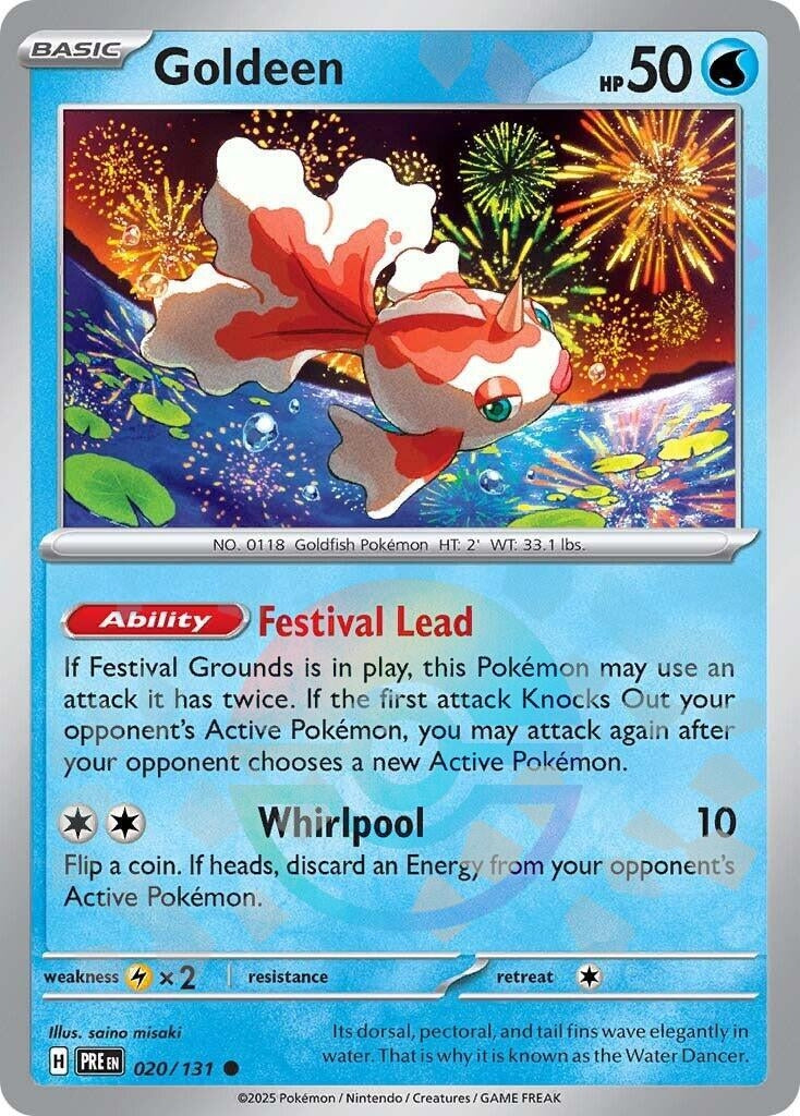 Goldeen (Poke Ball Pattern) (020/131) (PRE)