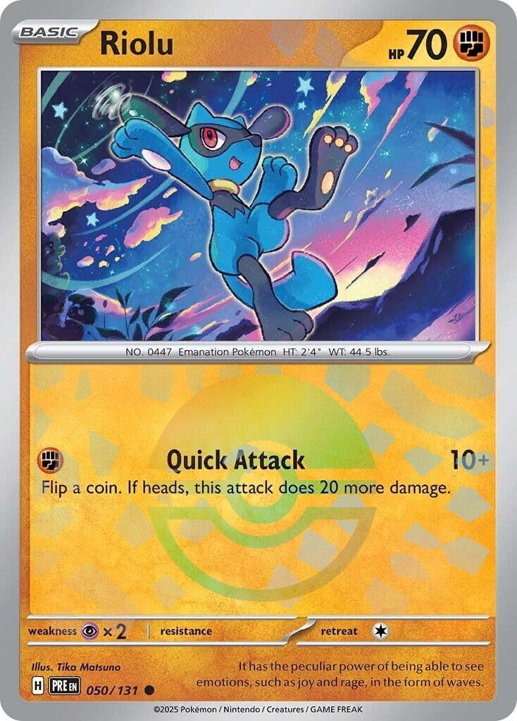 Riolu (Poke Ball Pattern) (050/131) (PRE)
