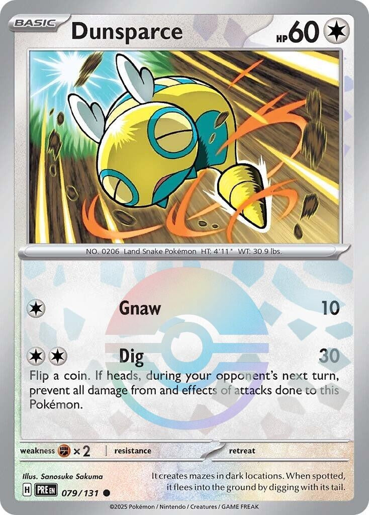 Dunsparce (Poke Ball Pattern) (079/131) (PRE)