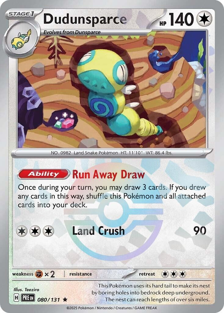 Dudunsparce (Poke Ball Pattern) (080/131) (PRE)