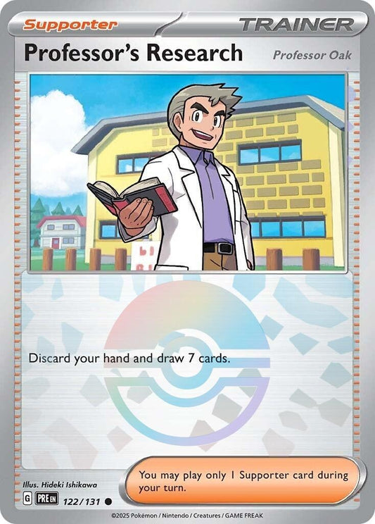 Professor's Research [Professor Oak] (Poke Ball Pattern) (122/131) (PRE)