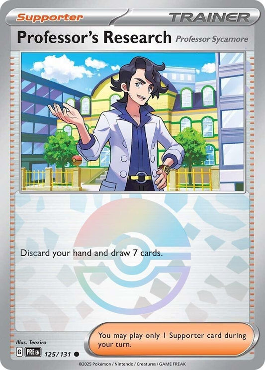 Professor's Research [Professor Sycamore] (Poke Ball Pattern) (125/131) (PRE)