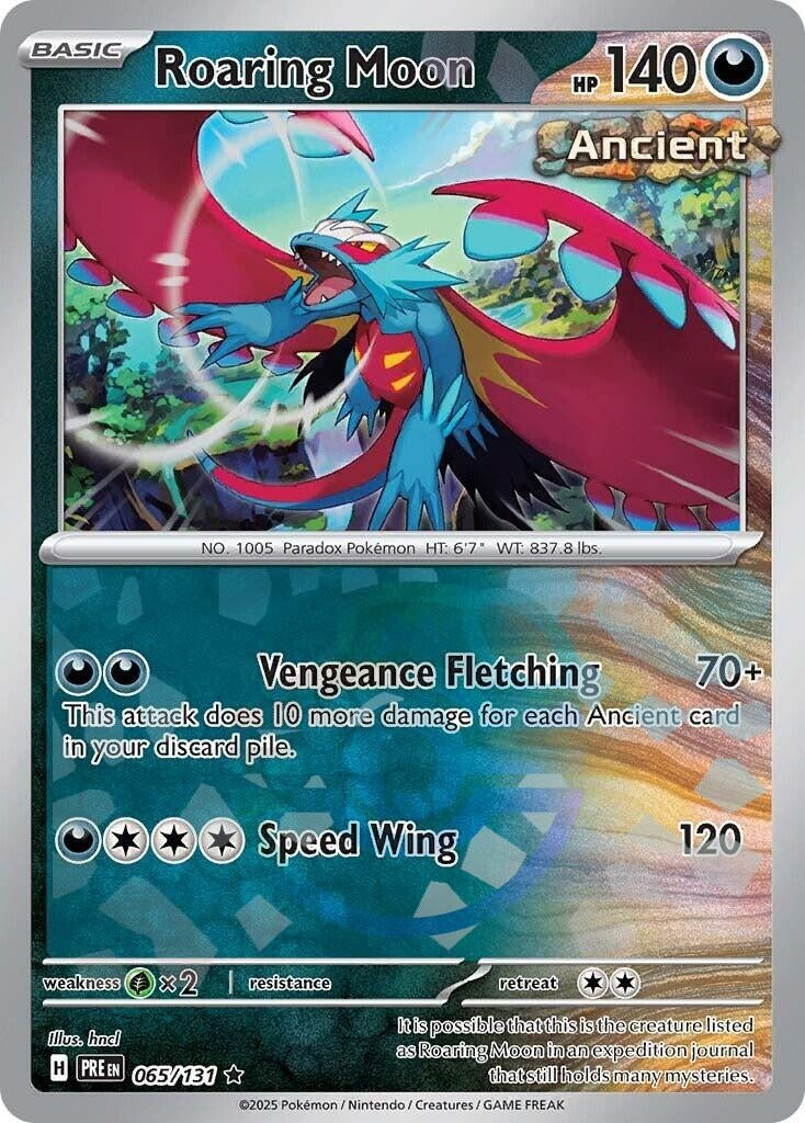 Roaring Moon (Master Ball Pattern) (065/131) (PRE)