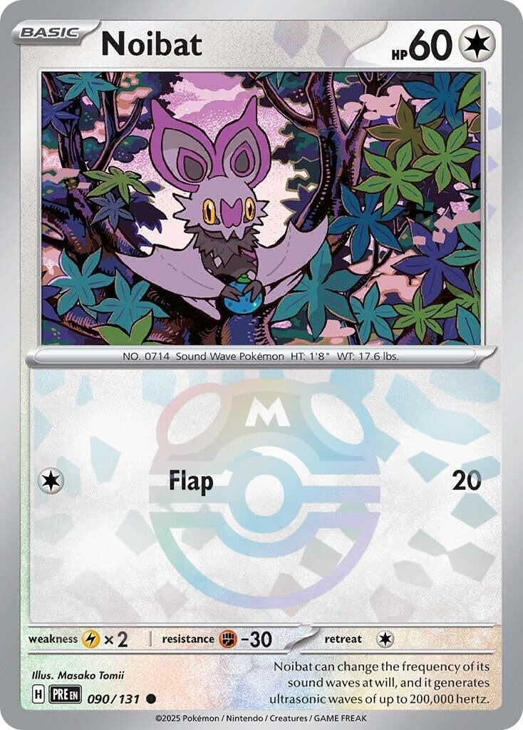 Noibat (Master Ball Pattern) (090/131) (PRE)