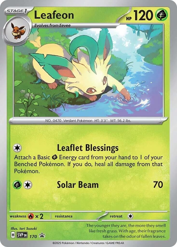 Leafeon - 170 (Cosmos Holo) (170) (SVP)