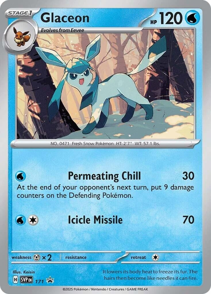 Glaceon - 171 (Cosmos Holo) (171) (SVP)
