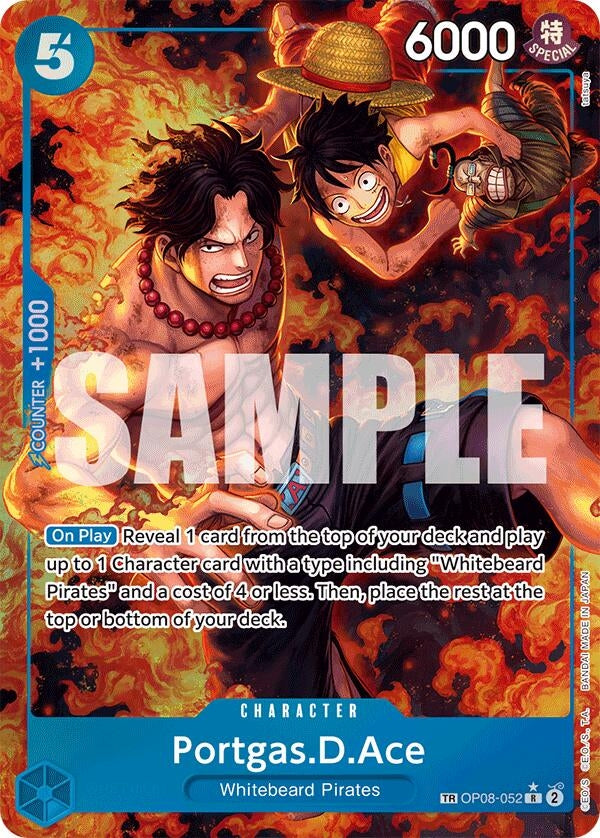Portgas.D.Ace (TR) (OP08-052) (OP10)