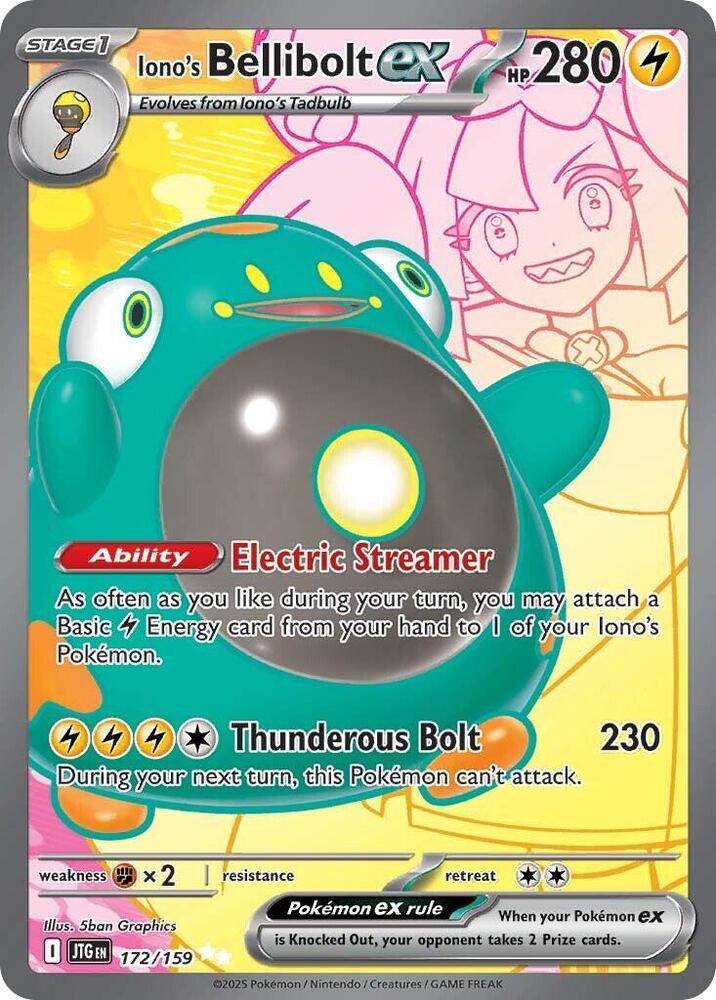 Iono's Bellibolt EX 172/159 - NM