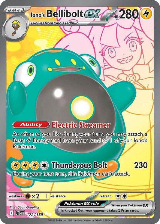 Iono's Bellibolt EX 172/159 - NM