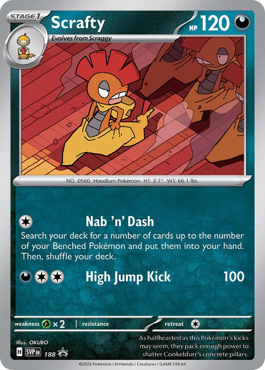 Scrafty - 188 (Cosmos Holo) (188) (SVP)