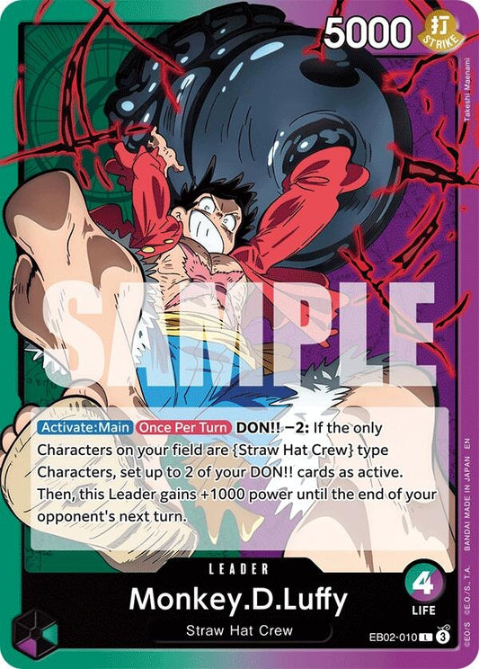 Monkey.D.Luffy (010) (EB02-010) (EB-02)