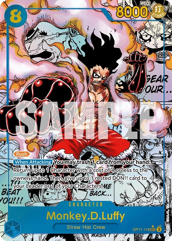 Monkey.D.Luffy (118) (Manga) (OP11-118) (OP11)