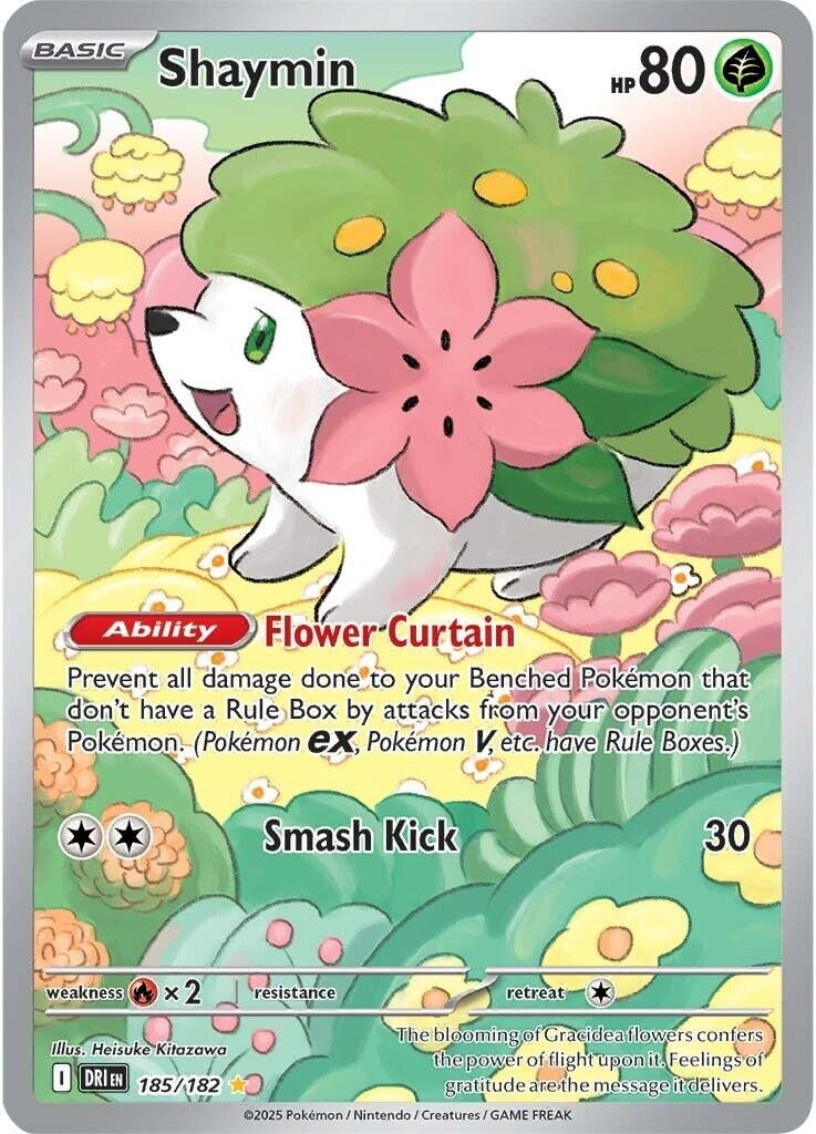 Shaymin (185/182) (DRI)