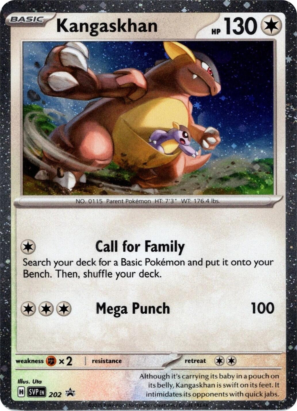 Kangaskhan - 202 (Cosmos Holo) (202) (SVP)