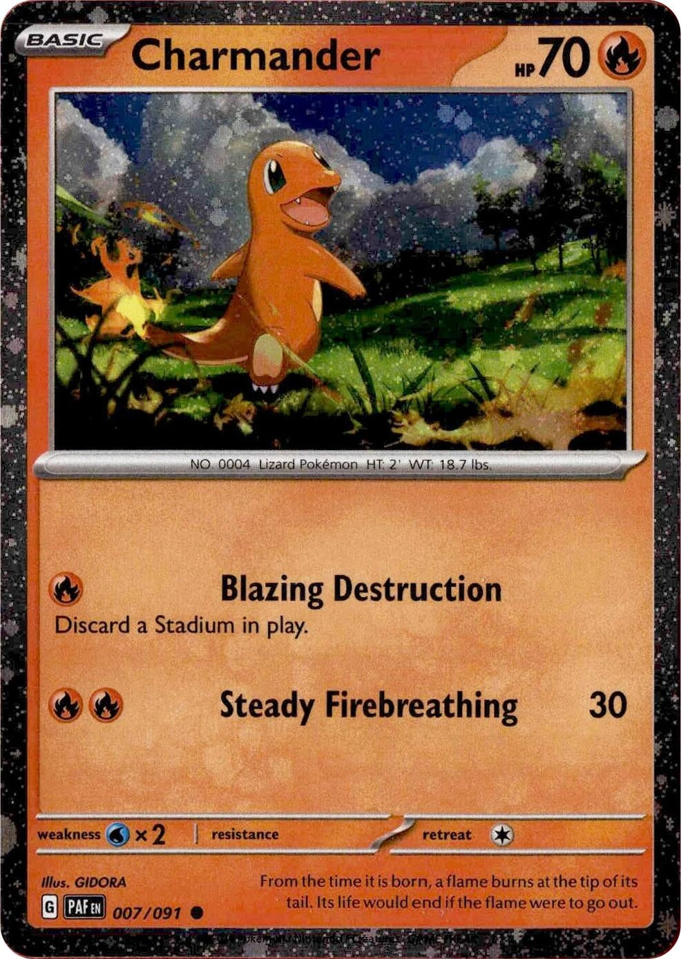 Charmander - 007/091 (Cosmos Holo) (007/091) (MCAP)