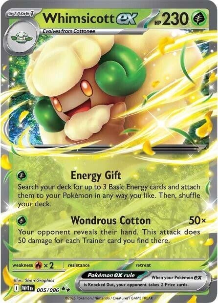Whimsicott ex (005/086) (WHT)