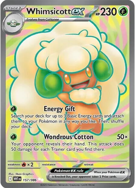 Whimsicott ex (157/086) (WHT)