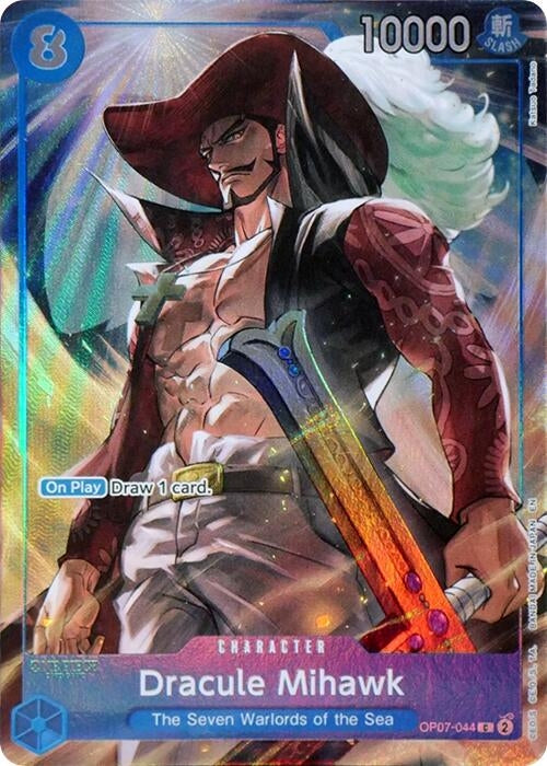 Dracule Mihawk (Seven Warlords of the Sea Binder Set) (OP07-044) (OP-PR)