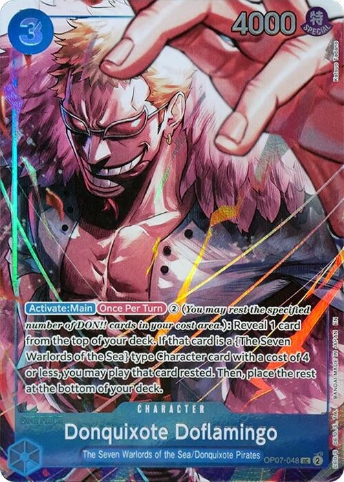 Donquixote Doflamingo (Seven Warlords of the Sea Binder Set) (OP07-048) (OP-PR)