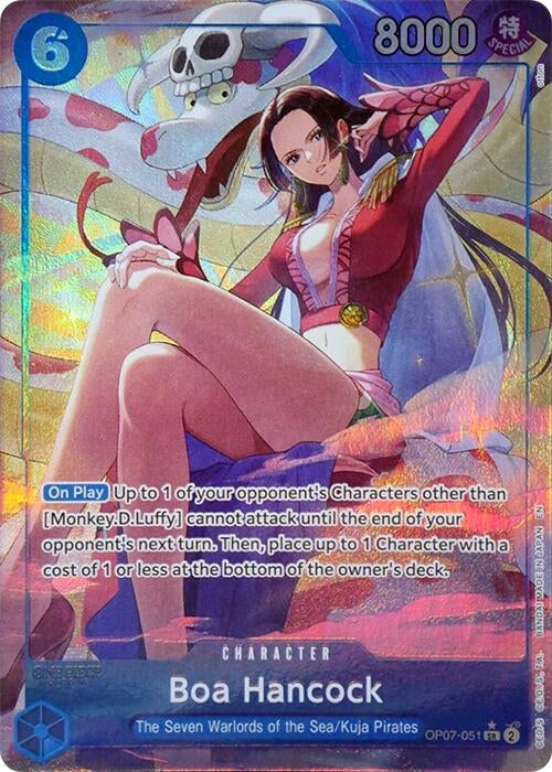 Boa Hancock (Seven Warlords of the Sea Binder Set) (Alternate Art) (OP07-051) (OP-PR)