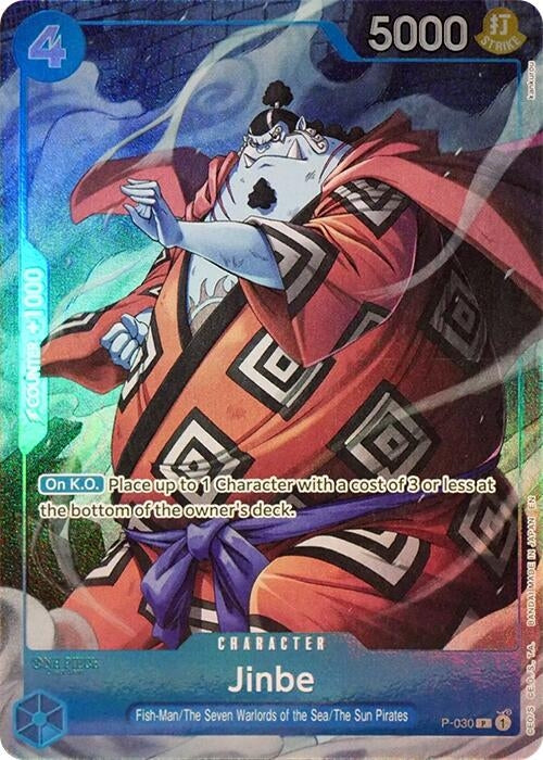 Jinbe (Seven Warlords of the Sea Binder Set) (P-030) (OP-PR)
