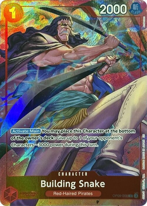 Building Snake (Premium Card Collection -Best Selection Vol. 4-) (OP09-008) (OP-PR)