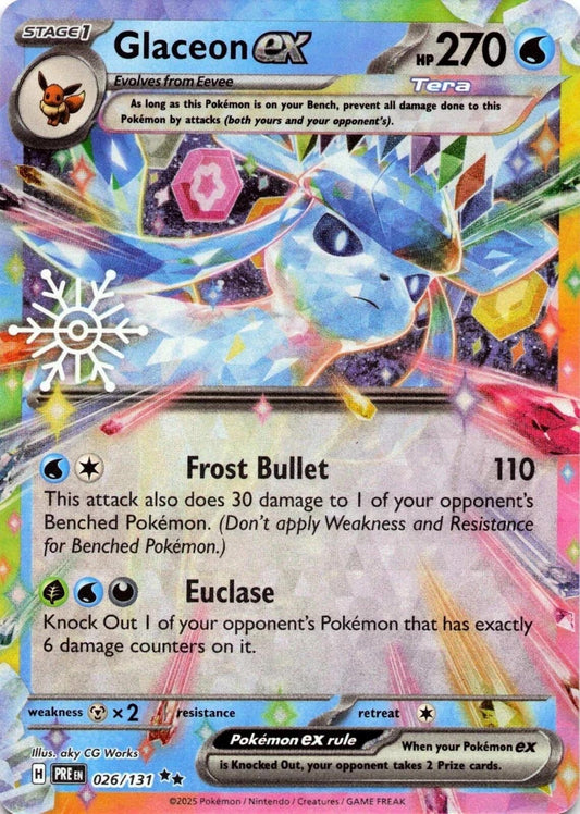 Glaceon ex - 026/131 (Holiday Calendar) (026/131) (PRE)