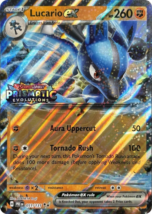Lucario ex (Prismatic Evolutions Stamp) (051/131) (MCAP)
