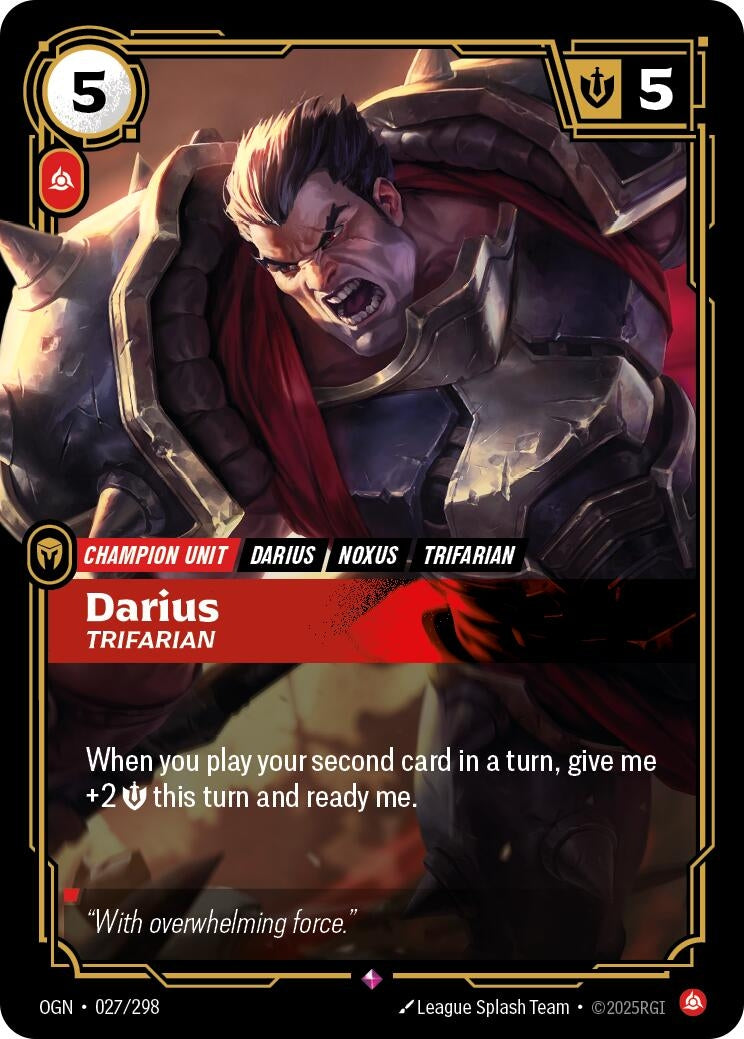 Darius, Trifarian (027/298) (OGN)
